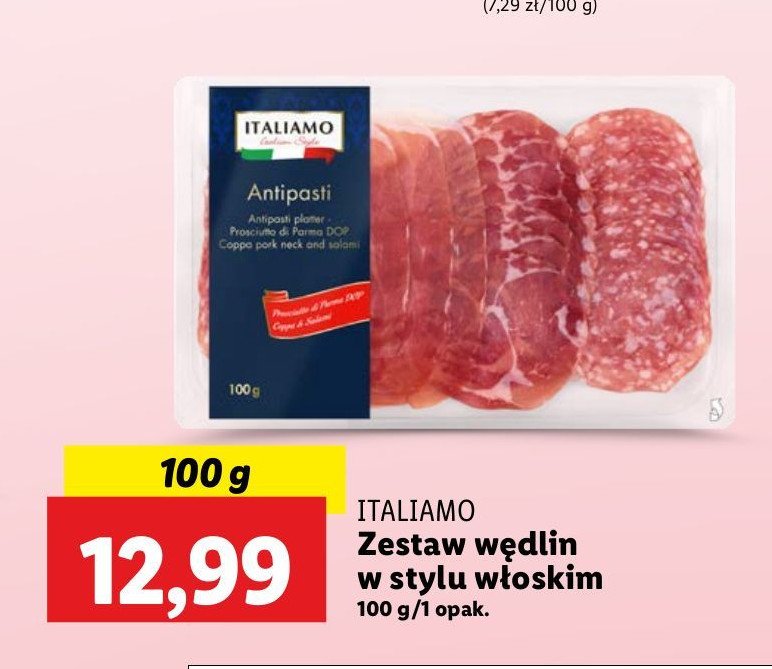 Zestaw wędlin włoskich Italiamo promocja