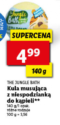 Kula musująca do kąpieli z niespodzianką mango The jungle bath promocja