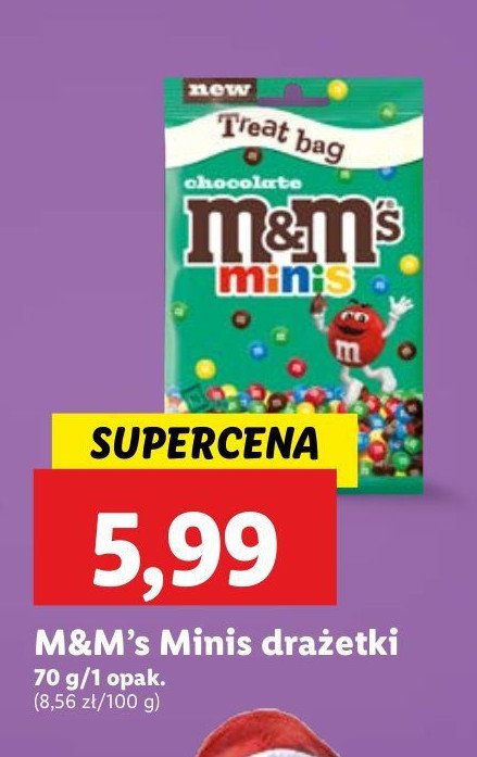 Cukierni minis czekoladowe M&m's promocja