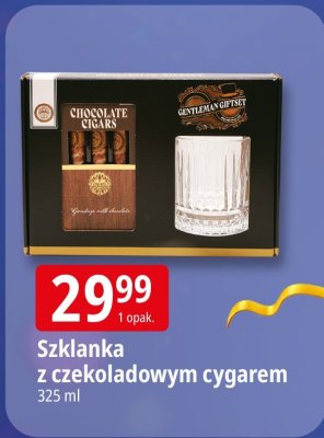 Szklanka z czekoladowym cygarem promocja w Leclerc