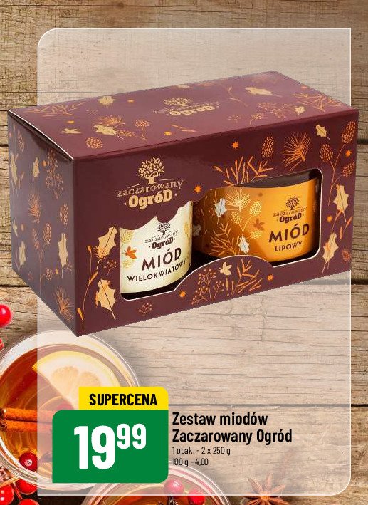 Mi贸d wielokwiatowy + mi贸d lipowy Zaczarowany ogr贸d promocja