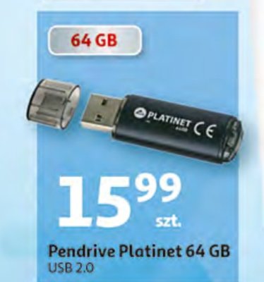 Pendrive 64 gb Platinet promocja