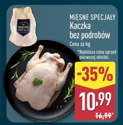 Kaczka bez podrobów MIĘSNE SPECJAŁY promocja w Aldi
