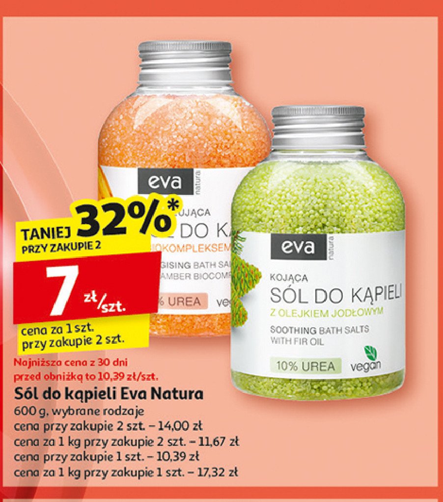 Sól do kąpieli kojąca Eva natura promocja