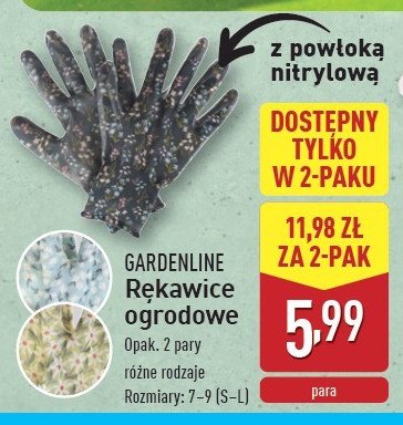 R臋kawice ogrodowe s-l GARDEN LINE promocja