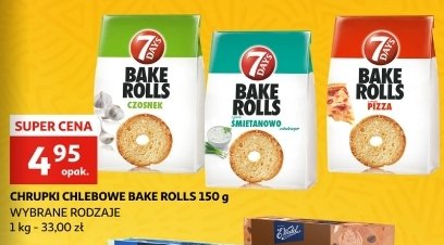 Bake rolls sour&cream 7 days bake rolls promocja