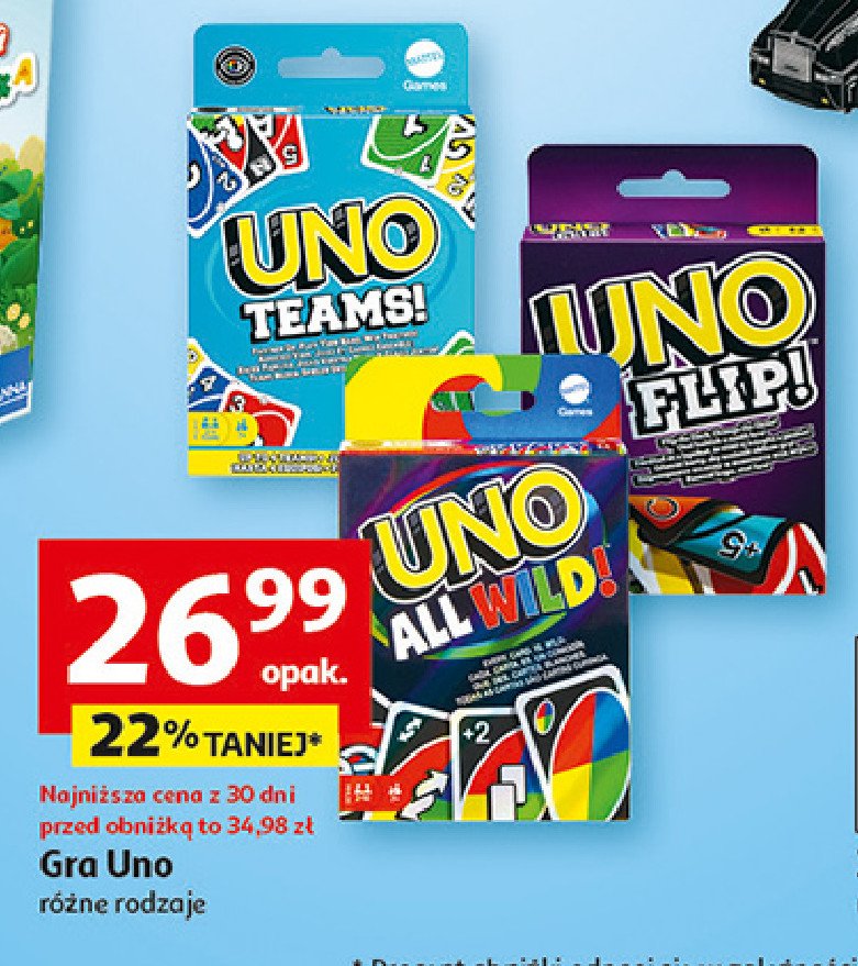 Uno teams! Mattel promocja w Auchan