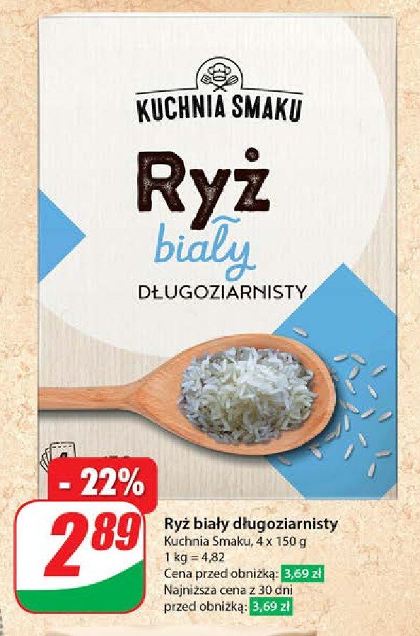 Ryż biały długoziarnisty Kuchnia smaku promocja