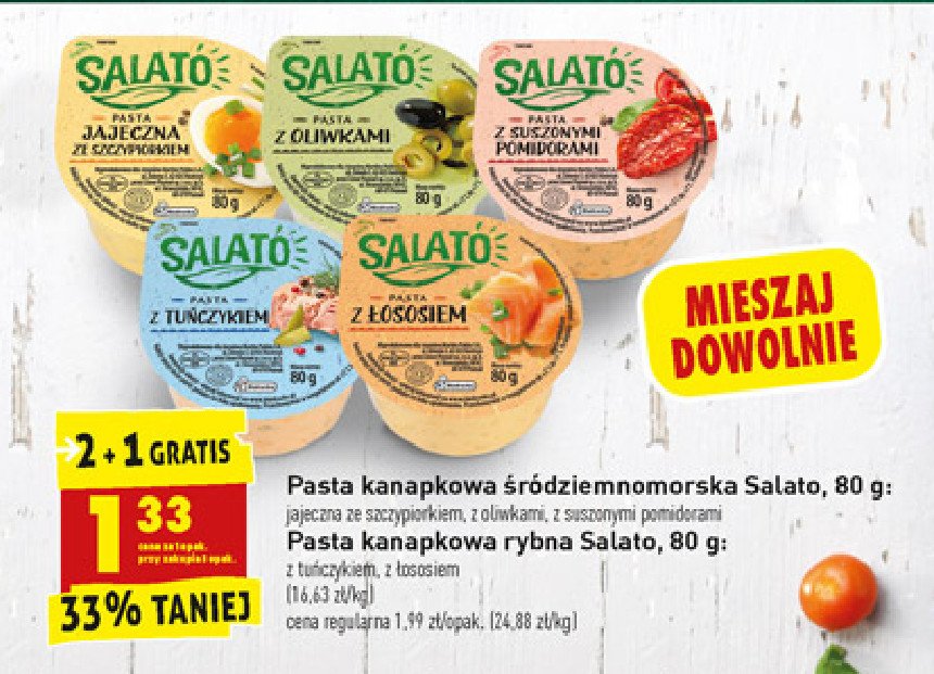 Pasta kanapkowa z tuńczyka Salato promocja