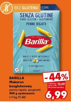 Makaron bezglutenowy penne rigate promocja w Kaufland