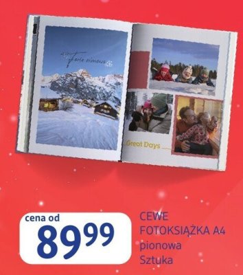 CEWE FOTOKSIĄŻKA A4 pionowa Sztuka promocja w Drogerie DM