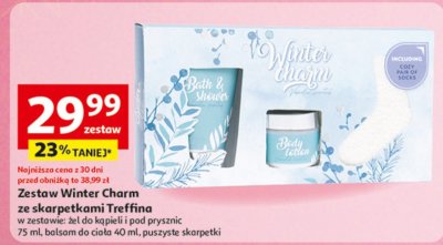Zestaw Winter Charm ze skarpetkami Treffina promocja w Auchan