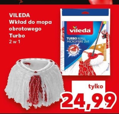 Wkład do mopa VILEDA obrotowego Turbo 2 w 1 promocja w Kaufland