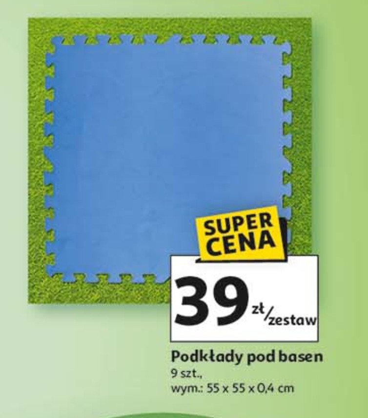 Podkład pod basen 55 x 55 x 0.4 cm promocja