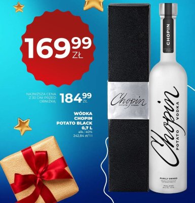 Wódka Chopin Potato Black promocja w Duży Ben