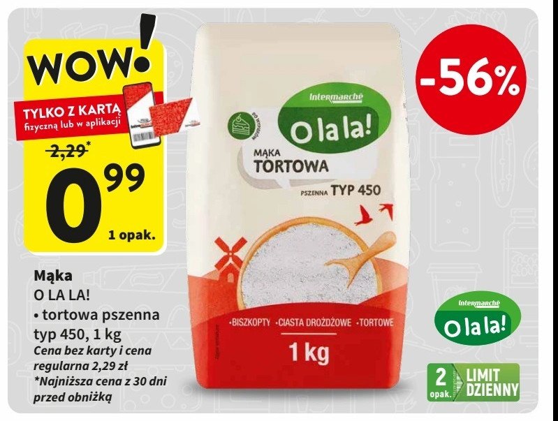 Maka tortowa O la la! promocja w Intermarche