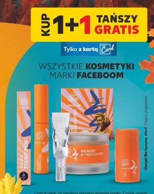 Kosmetyki Faceboom 1+1 gratis promocja w Kaufland