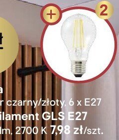 Żarówka LED Filament GLS E27 5059340195138 806 lm, 2700 K promocja w Castorama