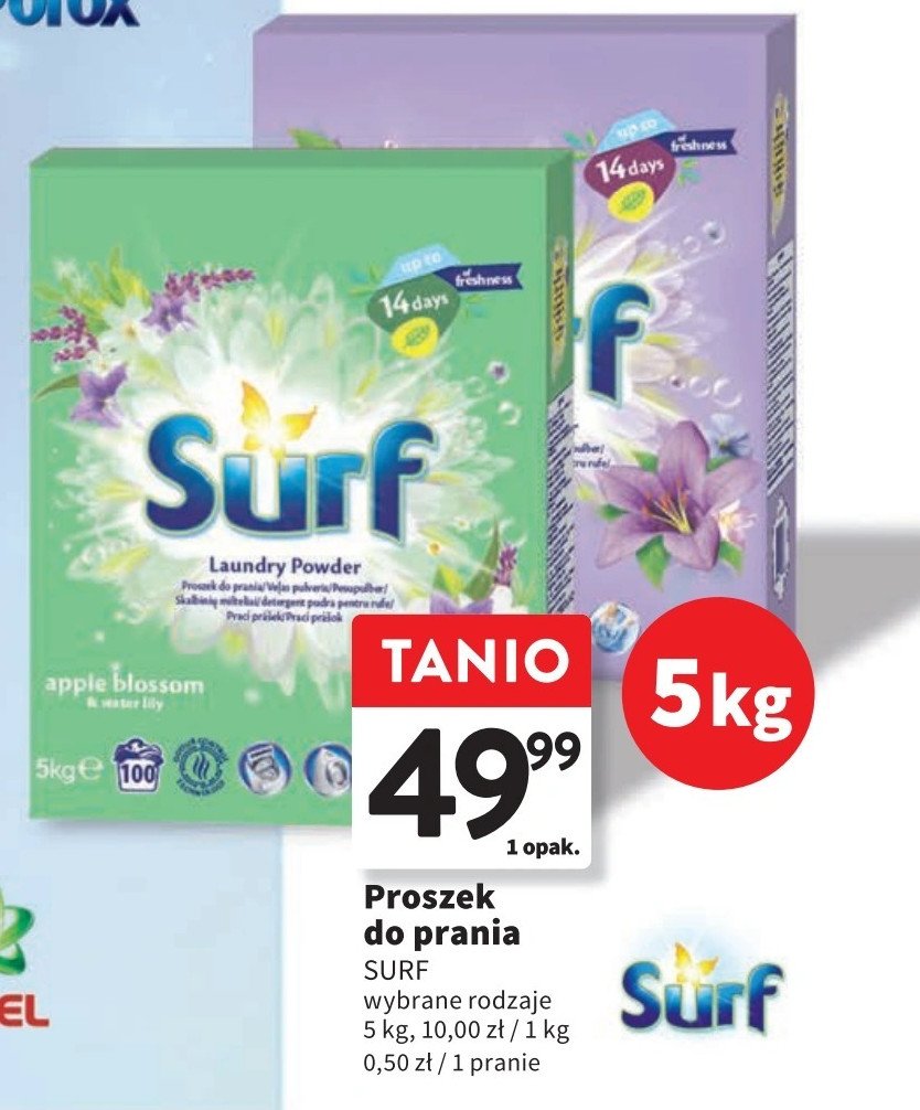 Proszek do prania apple blossom&water lilly Surf promocja