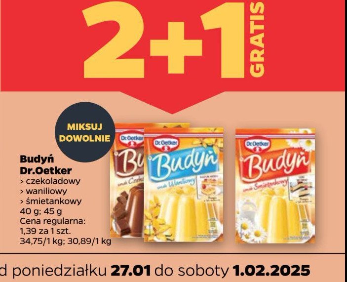 Budyń czekoladowy Dr. oetker promocja