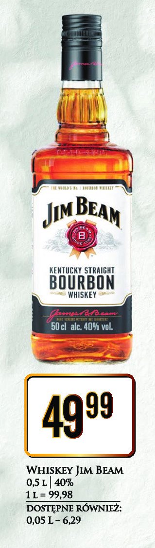 Bourbon Jim beam white label promocja