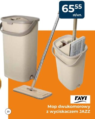Mop dwukomorowy z wyciskaczem JAZZ promocja w PSB Mrówka
