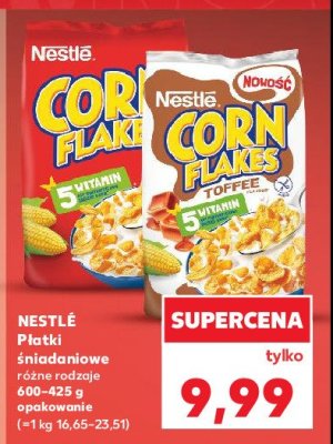 P艂atki 艣niadaniowe toffi Corn flakes (nestle) promocja