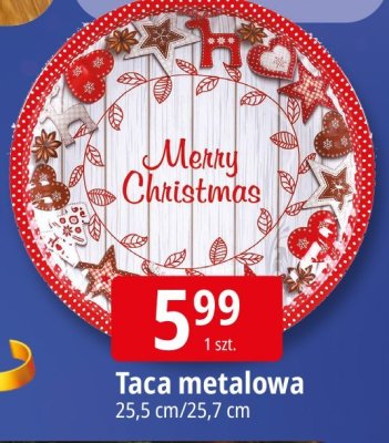 Taca metalowa promocja w Leclerc
