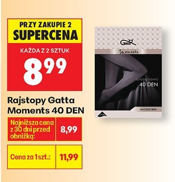Rajstopy Moments 40 DEN promocja w Biedronka