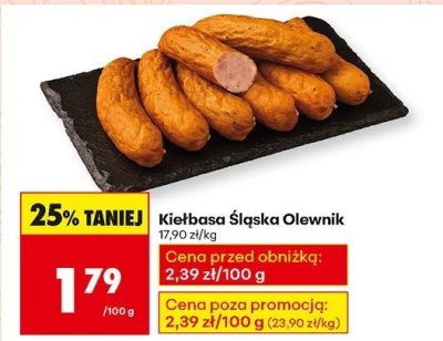 Kiełbasa śląska z indyka promocja w Biedronka