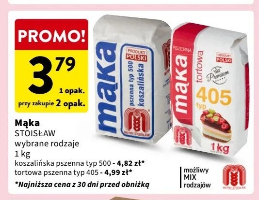 Mąka pszenna koszalińska Młyny stoisław promocja