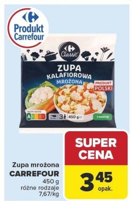 Zupa mrożona CARREFOUR promocja w Carrefour