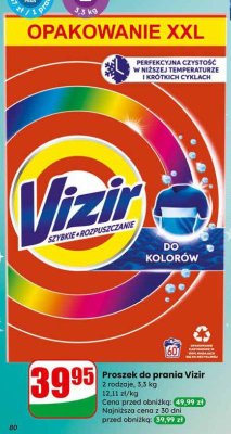 Proszek do prania 2 rodzaje 3,3 kg promocja w Dino