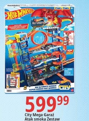 Mega gara偶 atak smoka Hot wheels promocja