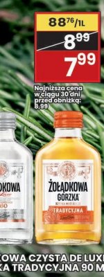 Wódka Żołądkowa Gorzka Tradycyjna 80ml promocja w Wafelek