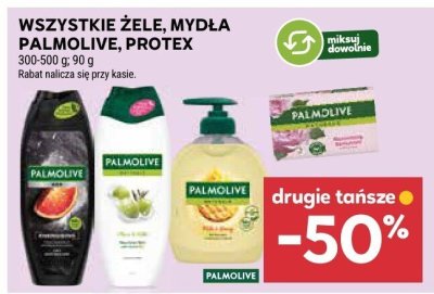 Żele, mydła Palmolive, Protex 300-500 g, 90 g promocja w Stokrotka