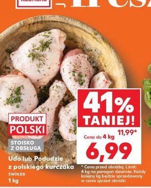 Podudzie z kurczaka promocja w Kaufland