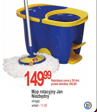 Mop rotacyjny z wiadrem Jan niezb臋dny promocja