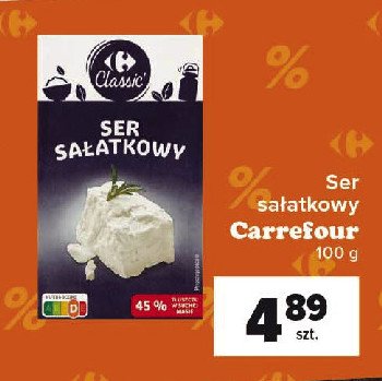 Ser sałatkowy Carrefour classic promocja
