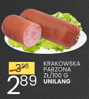 Krakowska parzona Unilang promocja w Wafelek