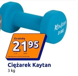 Ciężarek 3 kg promocja w Action