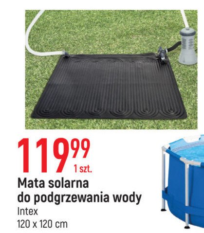 Mata solarna do podgrzewania wody 120 x 120 cm Intex promocja