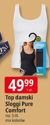 Top damski Sloggi Pure Comfort roz. S-XL mix kolorów promocja w Leclerc