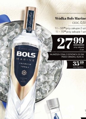 Wódka Bols Marine Premium Vodka promocja w POLOmarket