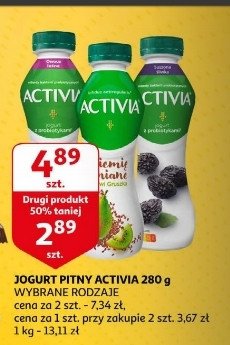 Jogurt owoce leśne zboża Danone activia promocja