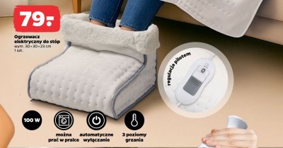 Ogrzewacz elektryczny do stóp promocja w Netto