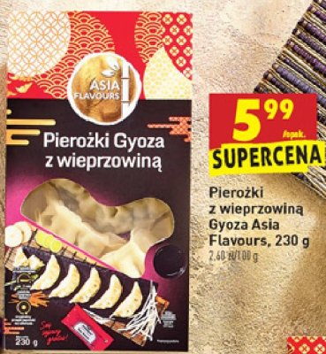 Pierożki gyoza z wieprzowiną Asia flavours promocja