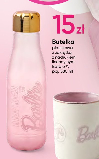 Butelka plastikowa 580 ml barbie promocja