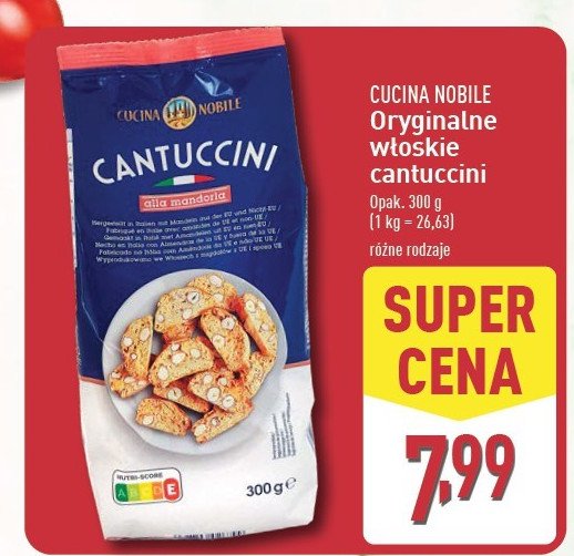 Cantuccini Cucina nobile promocja