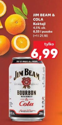Koktajl Bourbon Whiskey & Cola promocja w Kaufland